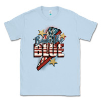 Dusty Blue Back the blue Classic Tee - FaDigitalArtStudio