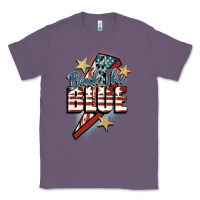 Lavender Back the blue Classic Tee - FaDigitalArtStudio