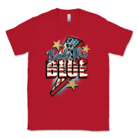 Red Back the blue Classic Tee - FaDigitalArtStudio