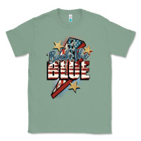 Sage Back the blue Classic Tee - FaDigitalArtStudio