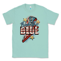 Seafoam Back the blue Classic Tee - FaDigitalArtStudio
