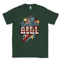 Sports Green Back the blue Classic Tee - FaDigitalArtStudio