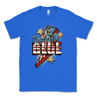 True Royal Back the blue Classic Tee - FaDigitalArtStudio