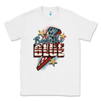 White Back the blue Classic Tee - FaDigitalArtStudio