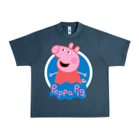 Midnight Navy peppa pig Urban Heavy Tee - artisFamous