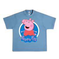 Pebble Blue peppa pig Urban Heavy Tee - artisFamous