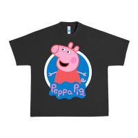 Pigment Black peppa pig Urban Heavy Tee - artisFamous