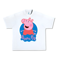 White peppa pig Urban Heavy Tee - artisFamous