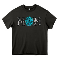 Asphalt cowhide with gemstone Heavy Core Tee - RanaPortraitStore