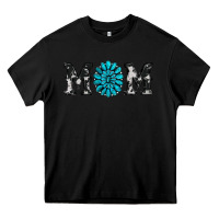 Black cowhide with gemstone Heavy Core Tee - RanaPortraitStore