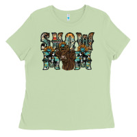 Matcha show mom highland cow Ladies Tee - SublimationCraftShop