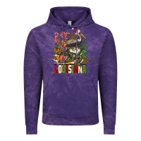 Cloud Purple Christmas Louisiana Vintage Hoodie - BarkalooDesign