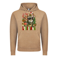 Vintage Coffee Christmas Louisiana Vintage Hoodie - BarkalooDesign