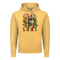 Vintage Mustard Christmas Louisiana Vintage Hoodie - BarkalooDesign