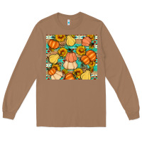 Toasted Coconut pumpkin sunflowers leaves Long Sleeve Tee - Artiststas