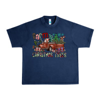 Navy fram fresh christmas trees Urban Heavy Tee - SublimationCraftShop