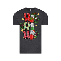 Vintage Black ho ho ho pharmacy Vintage Tee - CowhideDigitalArt