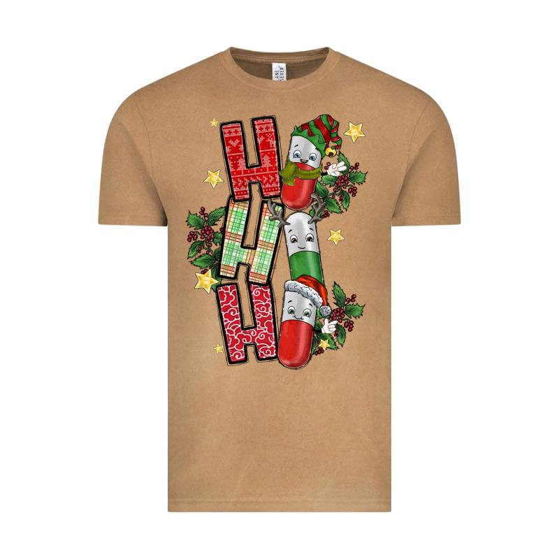 Ho Ho Ho Pharmacy Vintage Tee by CowhideDigitalArt | Teevron