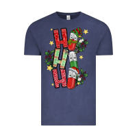 Vintage Denim ho ho ho pharmacy Vintage Tee - CowhideDigitalArt