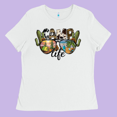 Camp Life Ladies Tee Designed By Sublimationcraftshop