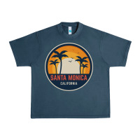 Midnight Navy santa monica california Urban Heavy Tee - artisFamous