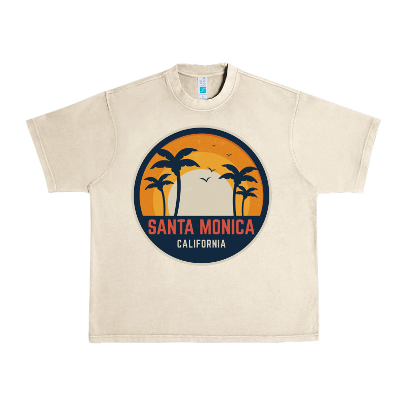 Santa Monica California Urban Heavy Tee by artisFamous | Teevron