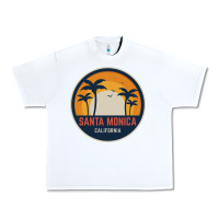 White santa monica california Urban Heavy Tee - artisFamous