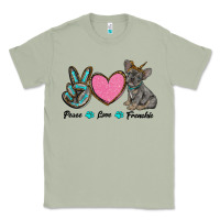 Matcha peace love frenchie Classic Tee - RanaPortraitStore