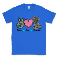 True Royal peace love frenchie Classic Tee - RanaPortraitStore