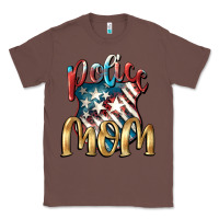 Chestnut Police Mom Classic Tee - FaDigitalArtStudio
