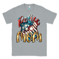 Heather Grey Police Mom Classic Tee - FaDigitalArtStudio