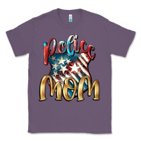 Lavender Police Mom Classic Tee - FaDigitalArtStudio