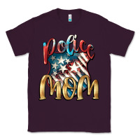 Plum Police Mom Classic Tee - FaDigitalArtStudio