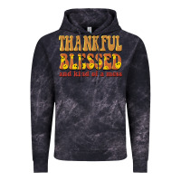 Cloud Black thankful blessed and kind of a mess Vintage Hoodie - BarkalooDesign