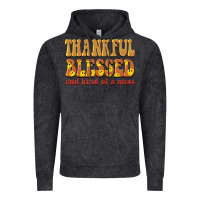 Vintage Black thankful blessed and kind of a mess Vintage Hoodie - BarkalooDesign