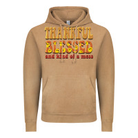 Vintage Camel thankful blessed and kind of a mess Vintage Hoodie - BarkalooDesign