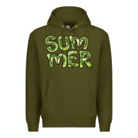 Army Green summer kiwi Premium Hoodie - BarkalooDesign