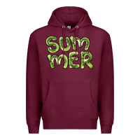 Burgundy summer kiwi Premium Hoodie - BarkalooDesign
