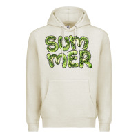 Oatmeal Heather summer kiwi Premium Hoodie - BarkalooDesign