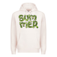 Pale Pink summer kiwi Premium Hoodie - BarkalooDesign