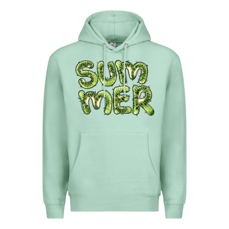 Summer Kiwi Premium Hoodie by BarkalooDesign | Teevron