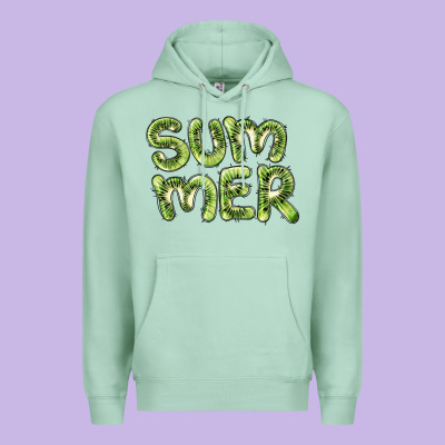 Summer Kiwi Premium Hoodie Designed By Barkaloodesign