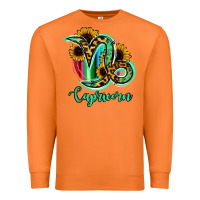 Carrot Capricorn Zodiac Sign Sunflower Leopard Serape Premium Sweatshirt - RanaPortraitStore