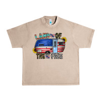 French Oak land of the free Urban Heavy Tee - CowhideDigitalArt