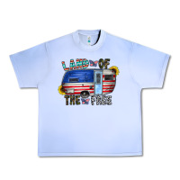 Grape Ice land of the free Urban Heavy Tee - CowhideDigitalArt