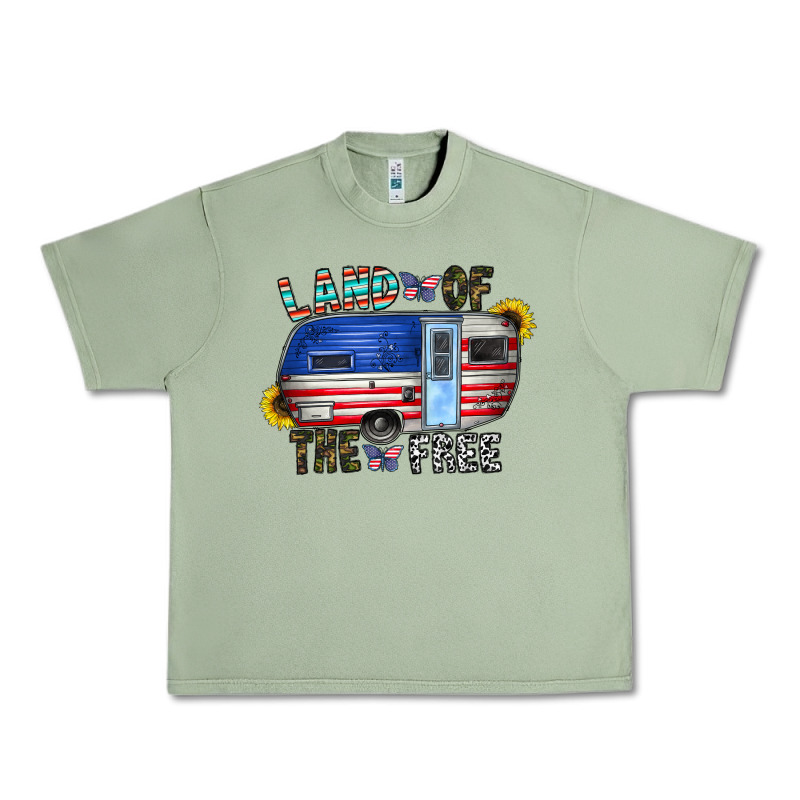 Land Of The Free Urban Heavy Tee by CowhideDigitalArt | Teevron