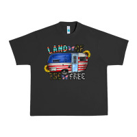 Pigment Black land of the free Urban Heavy Tee - CowhideDigitalArt