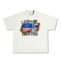 Pistachio land of the free Urban Heavy Tee - CowhideDigitalArt