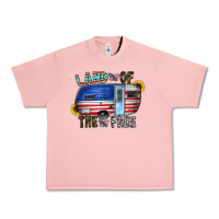 Salmon land of the free Urban Heavy Tee - CowhideDigitalArt