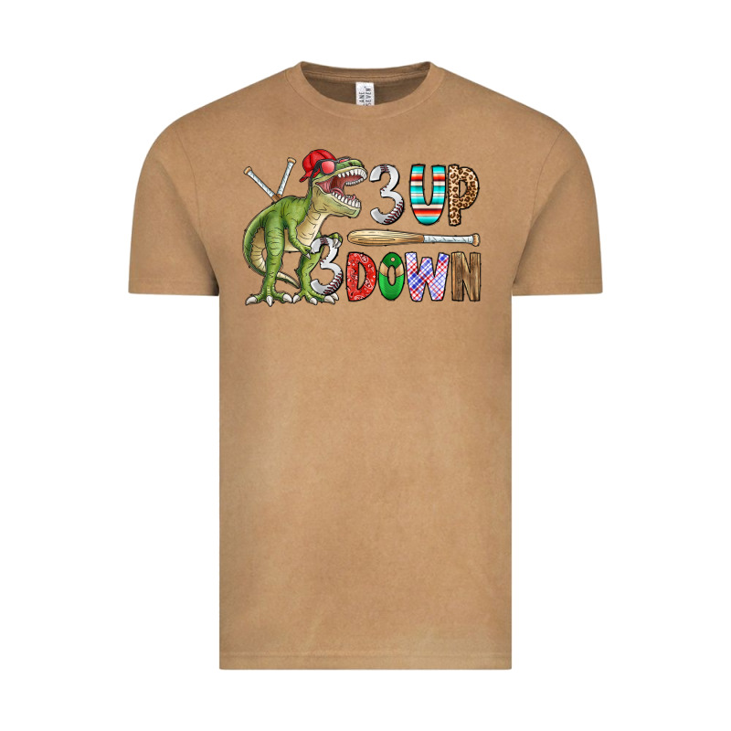 3 Up 3 Down Rex Vintage Tee by CowhideDigitalArt | Teevron